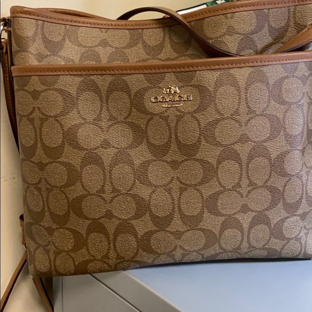 COACH Brown/Tan Crossbody Bag